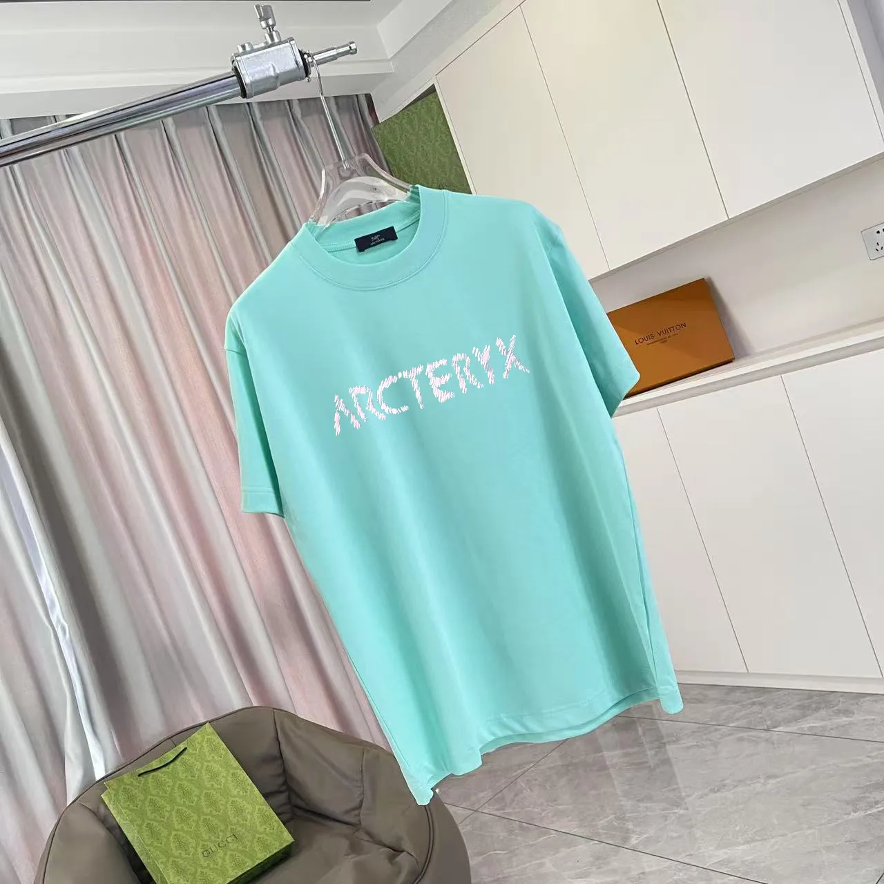 ARC'TERYX* 2025 New Arrival logo t g Same Style Size：S M L XL XXL ：Black White Green Gray